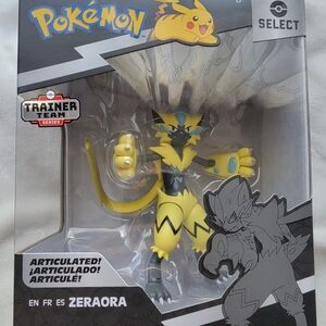Pokémon Select Series 8 Zeraora Articulated Action Figure Jazwares 2024 – New